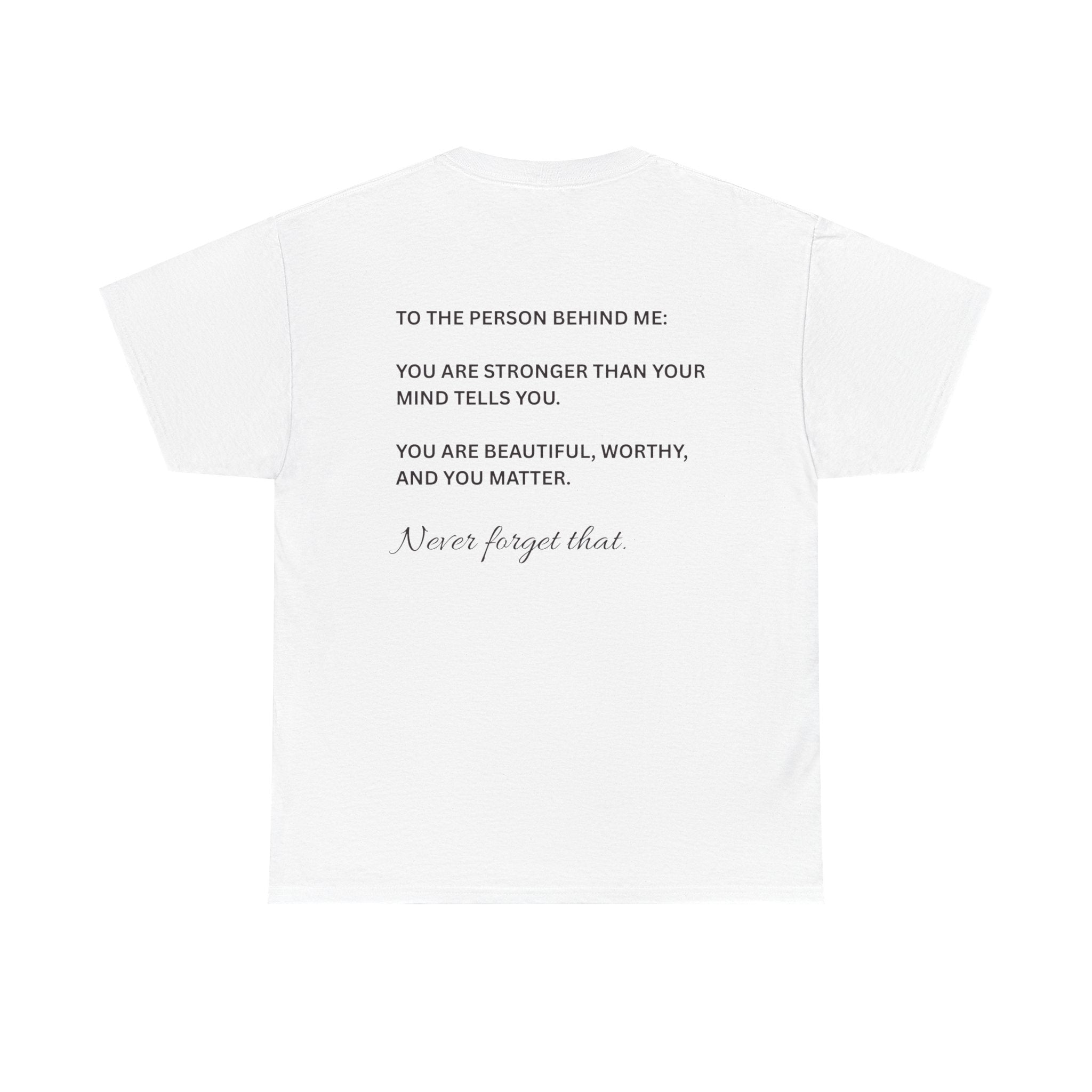 ‘You are enough’ Quote Anxie-tee (Black Text)