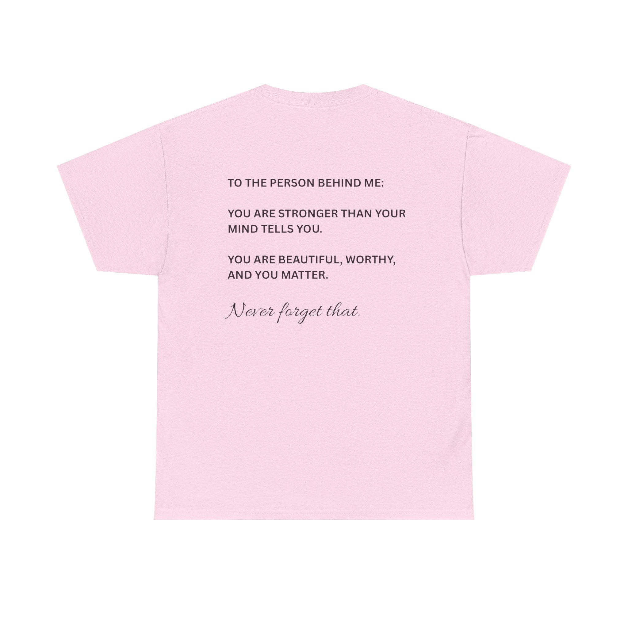 ‘You are enough’ Quote Anxie-tee (Black Text)