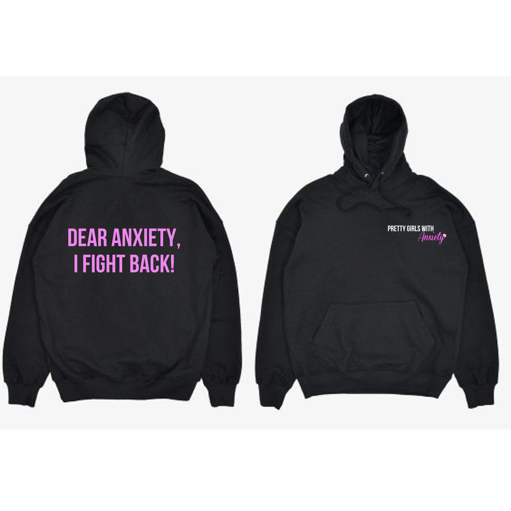 “I Fight Back” Hoodie (Black)