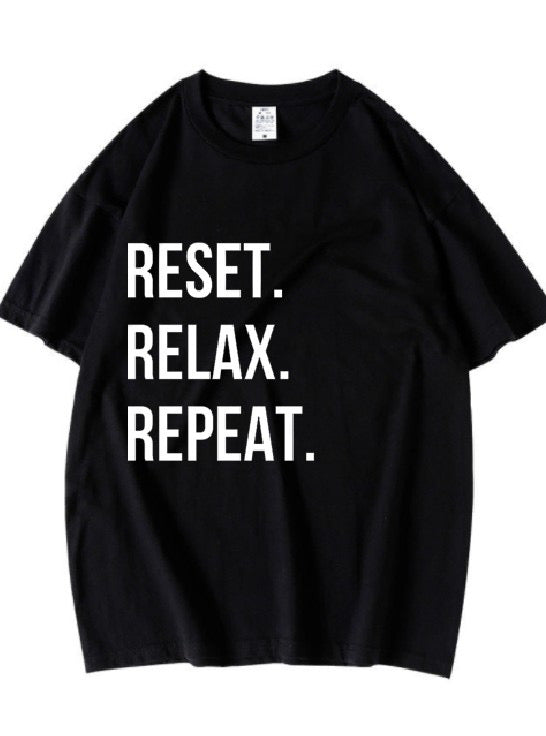 The “Reset” Anxie-Tee (Black)